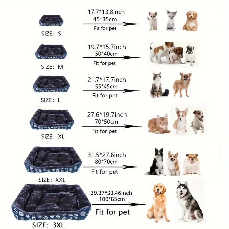 Pet Dog Bed Sofa Mats Pet Products Accessories Dogs Basket Supplies for Large Medium Small House Cat Bed